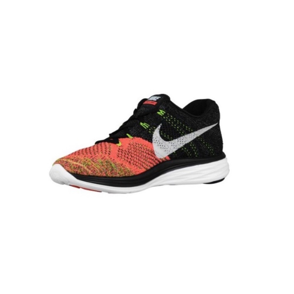 Nike Flyknit Lunar3 Orange Toe SZ 7.5